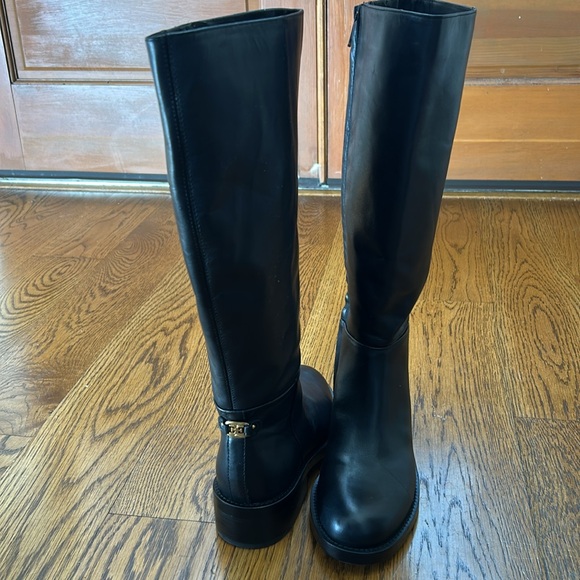 🆕 SAM ELDERMAN MABLE BLACK LEATHER RIDING BOOT - Picture 10 of 11